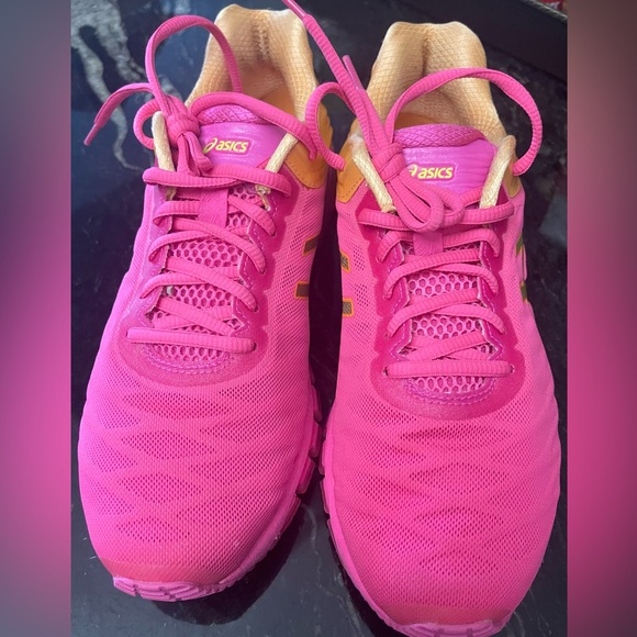 ASICS Gel Quantum 180 Hot Pink Orange Pop - Picture 7 of 8